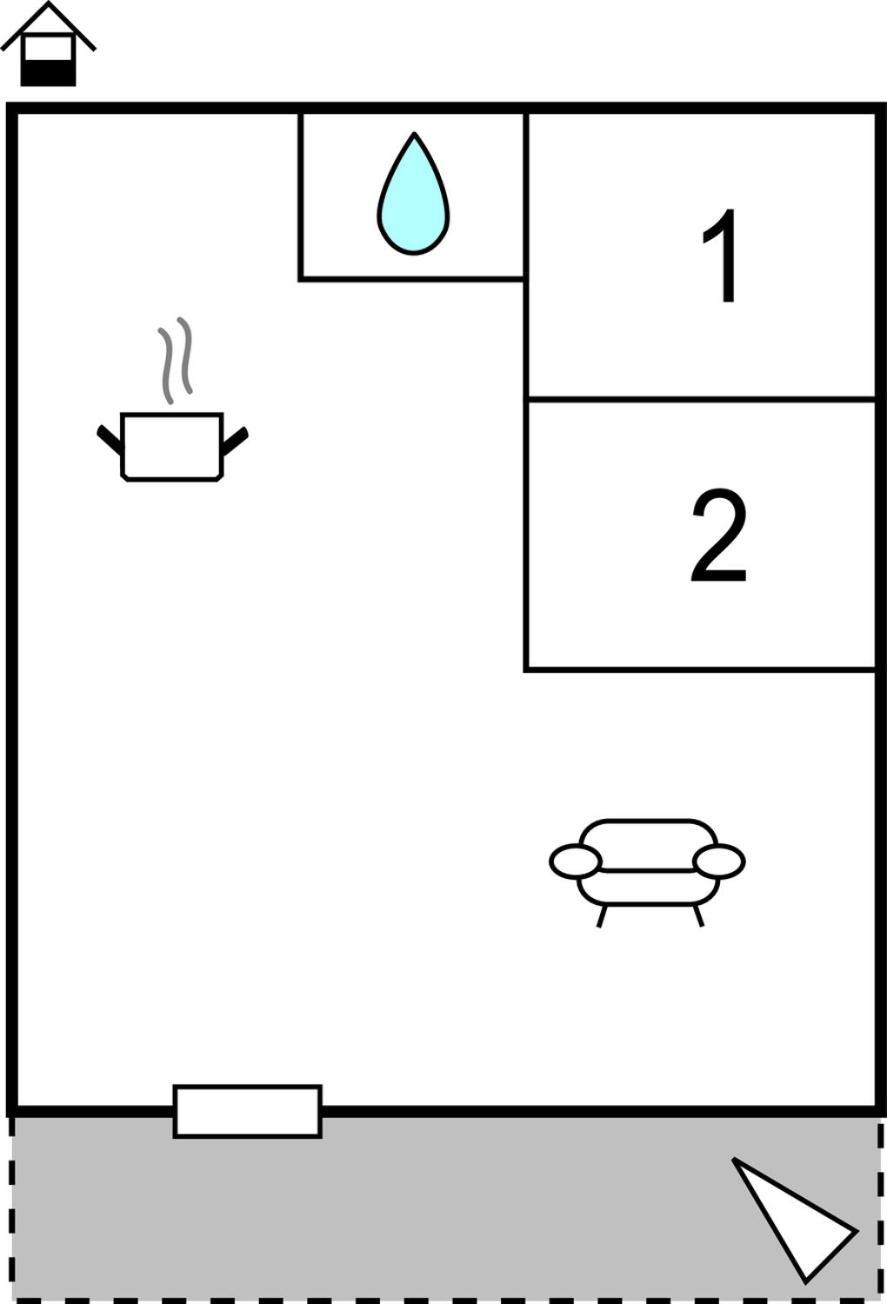 Lovely Apartment In Vir With Kitchen מראה חיצוני תמונה